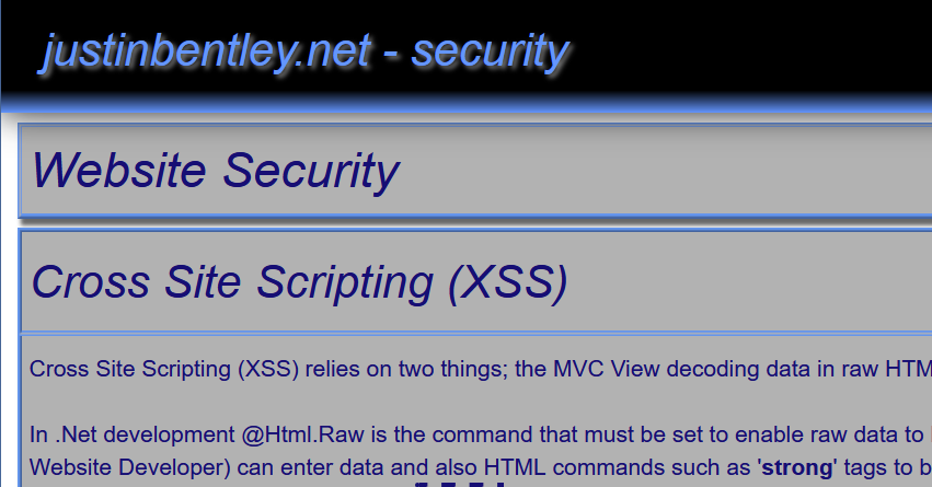 Security webpage image